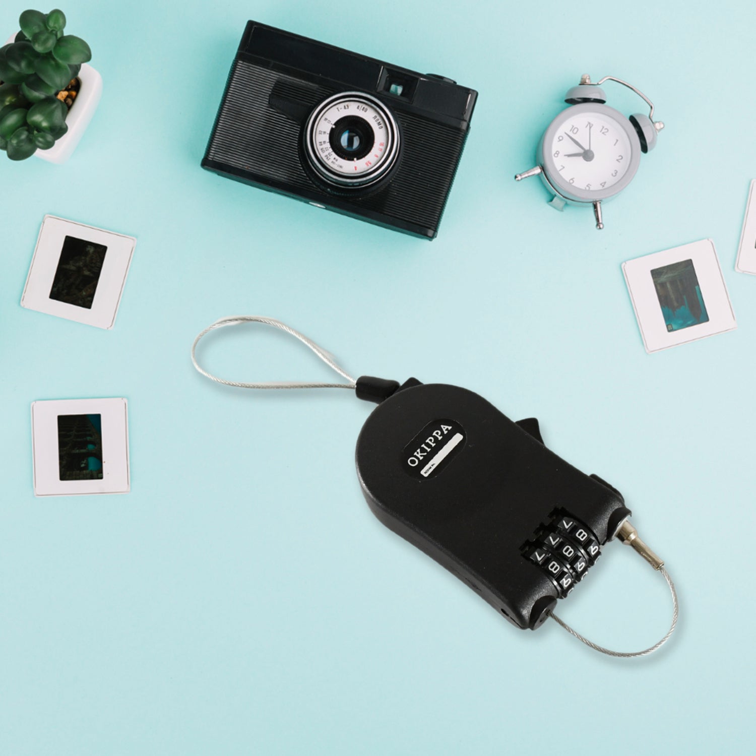 17506 Multifunctional cable lock with number code for travel, sports Etc. Retractable Wire Lock,Wire Black Shell Combination Password. 17506 Multifunctional cable lock with number code for travel, sports Etc. Retractable Wire Lock,Wire Black Shell Combination Password.